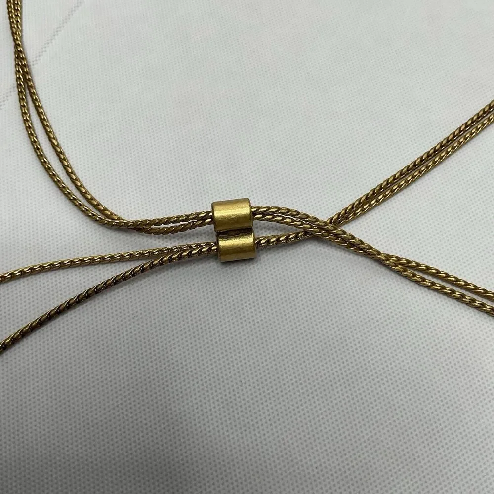 Stella & Dot Gold Long Necklace - Picture 7 of 8